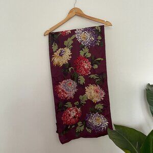 Floral Silk Scarf